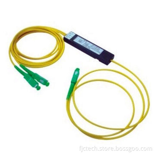 Single-mode 1x2 Fiber-optic Splitter, Used for Optical Communication System